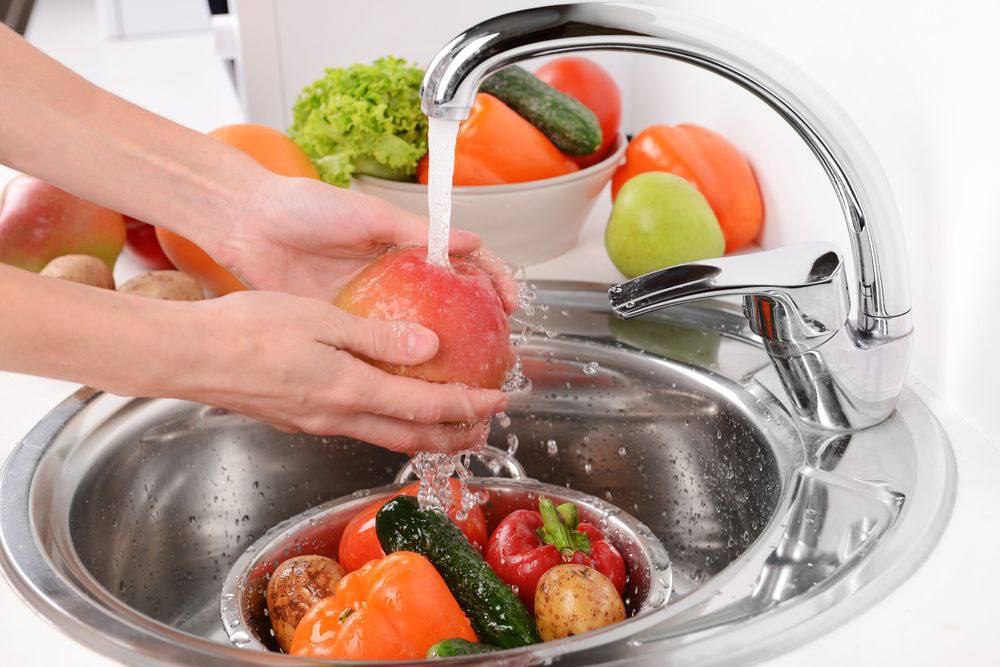 Lavate gli alimenti in modo corretto!